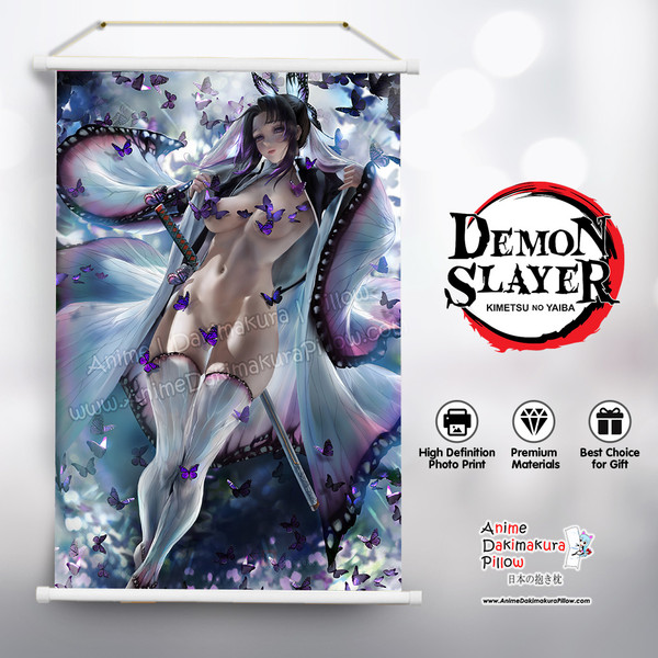 ADP Shinobu Kocho "Butterflies" - Demon Slayer 18+ Premium Mature Wall Banner OH-WB-595882